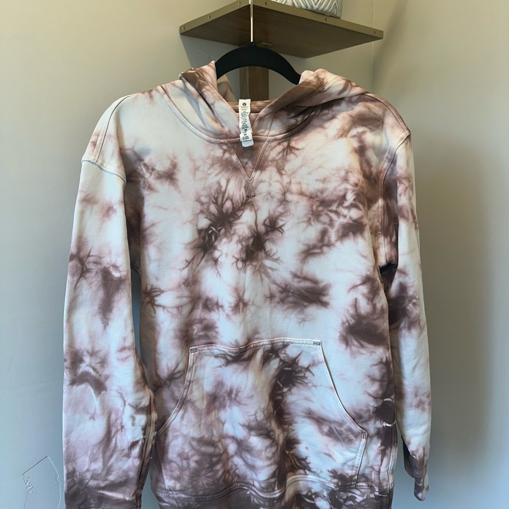 Lululemon Athletica Pink Tie-Dye Hoodie